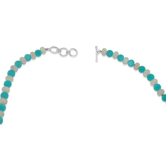 Amazonite and Rose Quartz Necklace