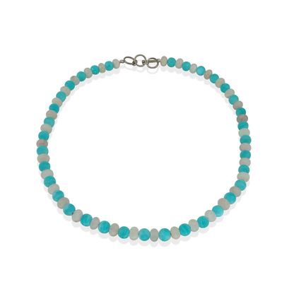 Amazonite and Rose Quartz Necklace