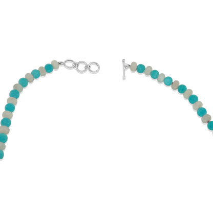 Amazonite and Rose Quartz Necklace