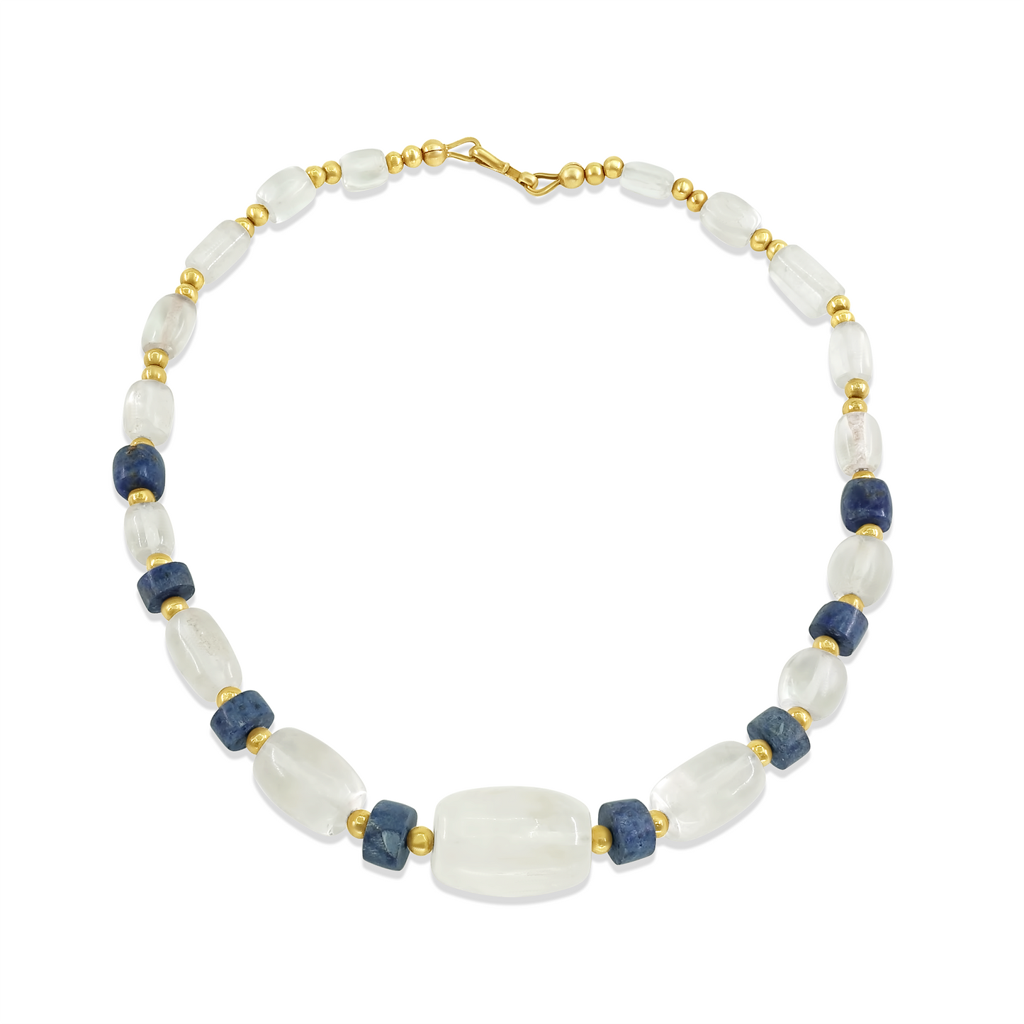 Crystal and Sodalite Necklace