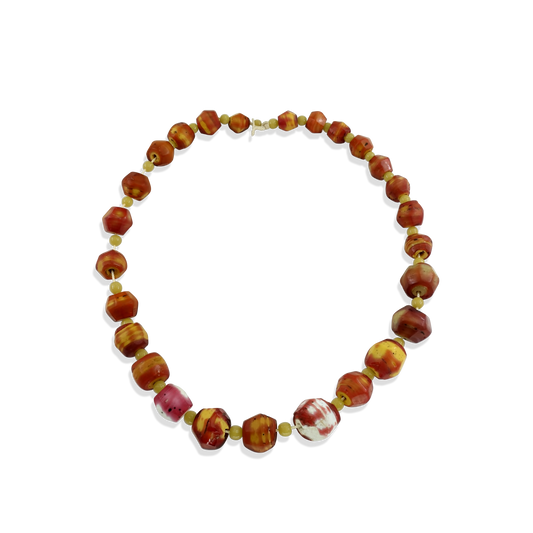 Yellow Heart Cornaline d'Aleppo Strand
