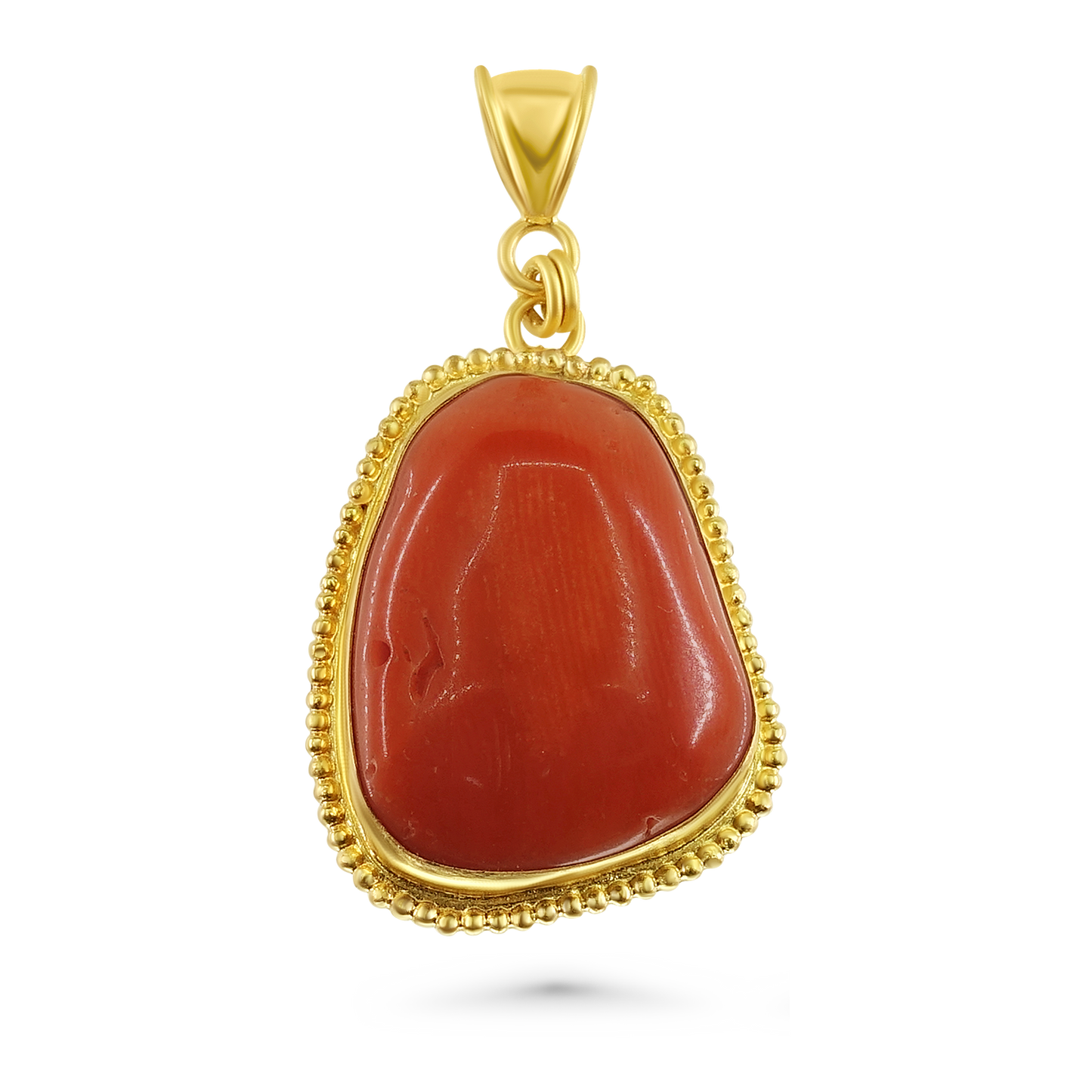 Mediterranean Coral Pendant