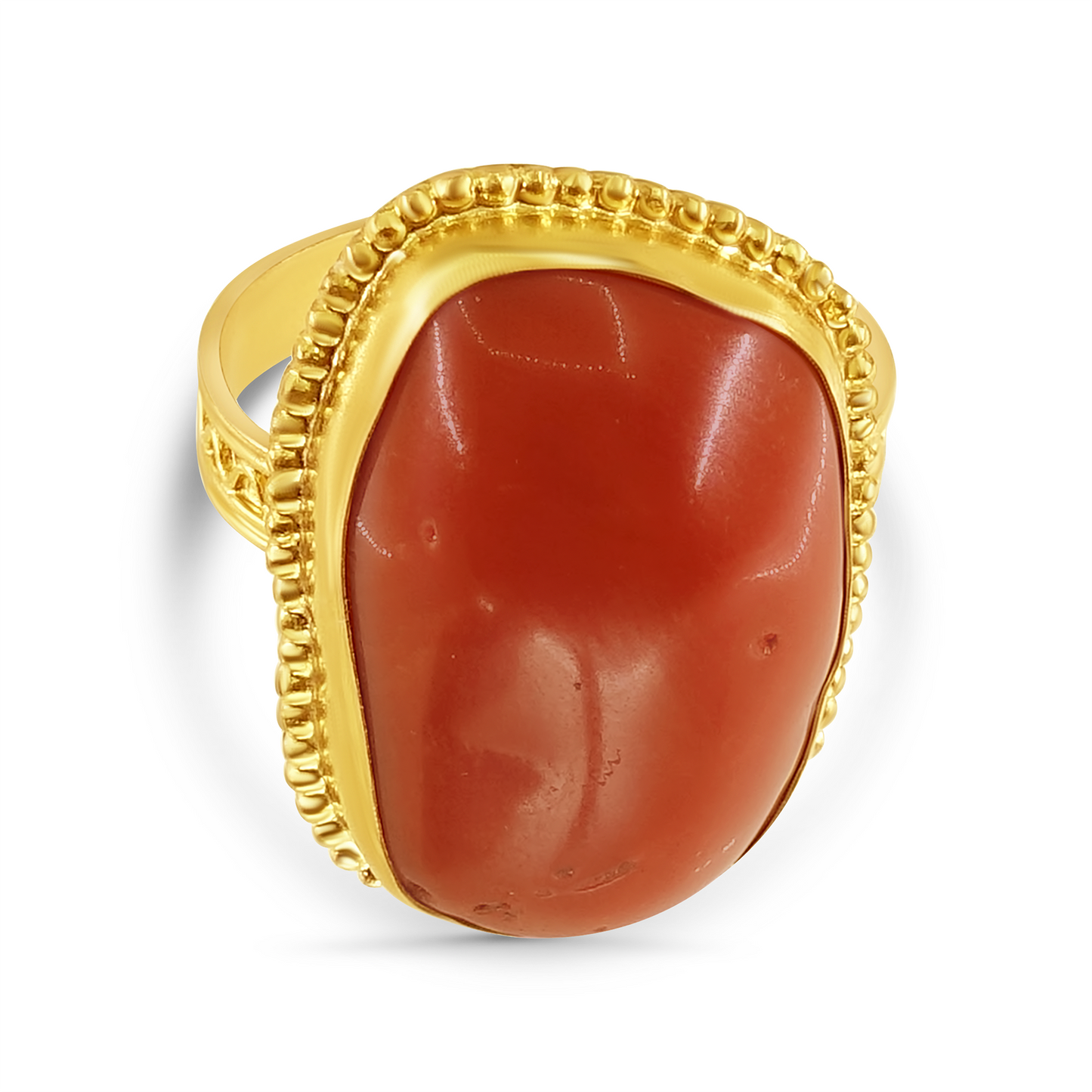Mediterranean Coral Ring