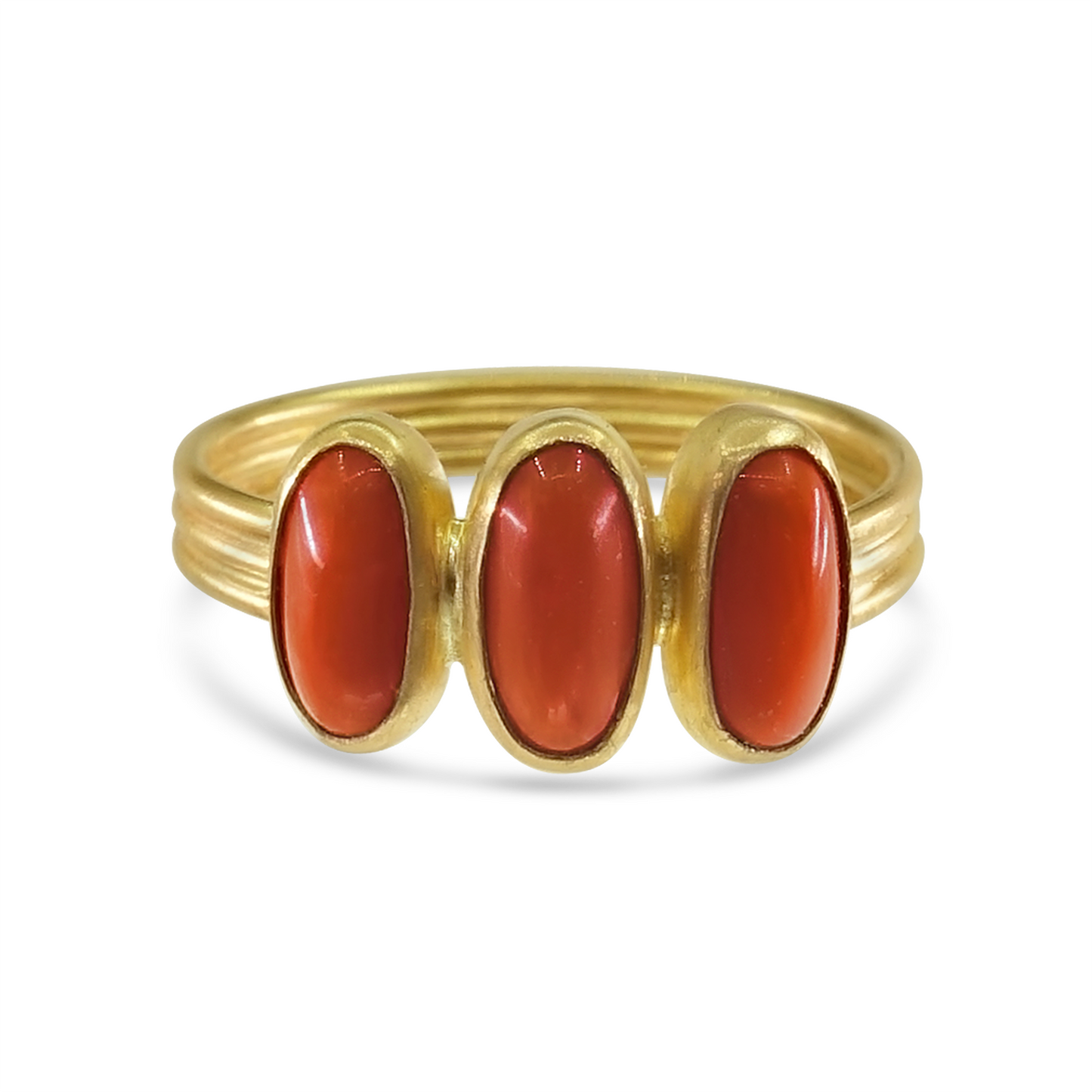 Mediterranean Coral Ring