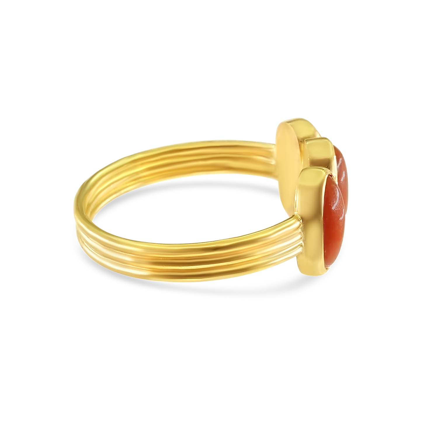 Mediterranean Coral Ring