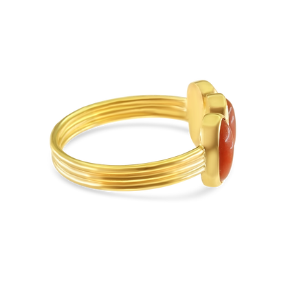 Mediterranean Coral Ring