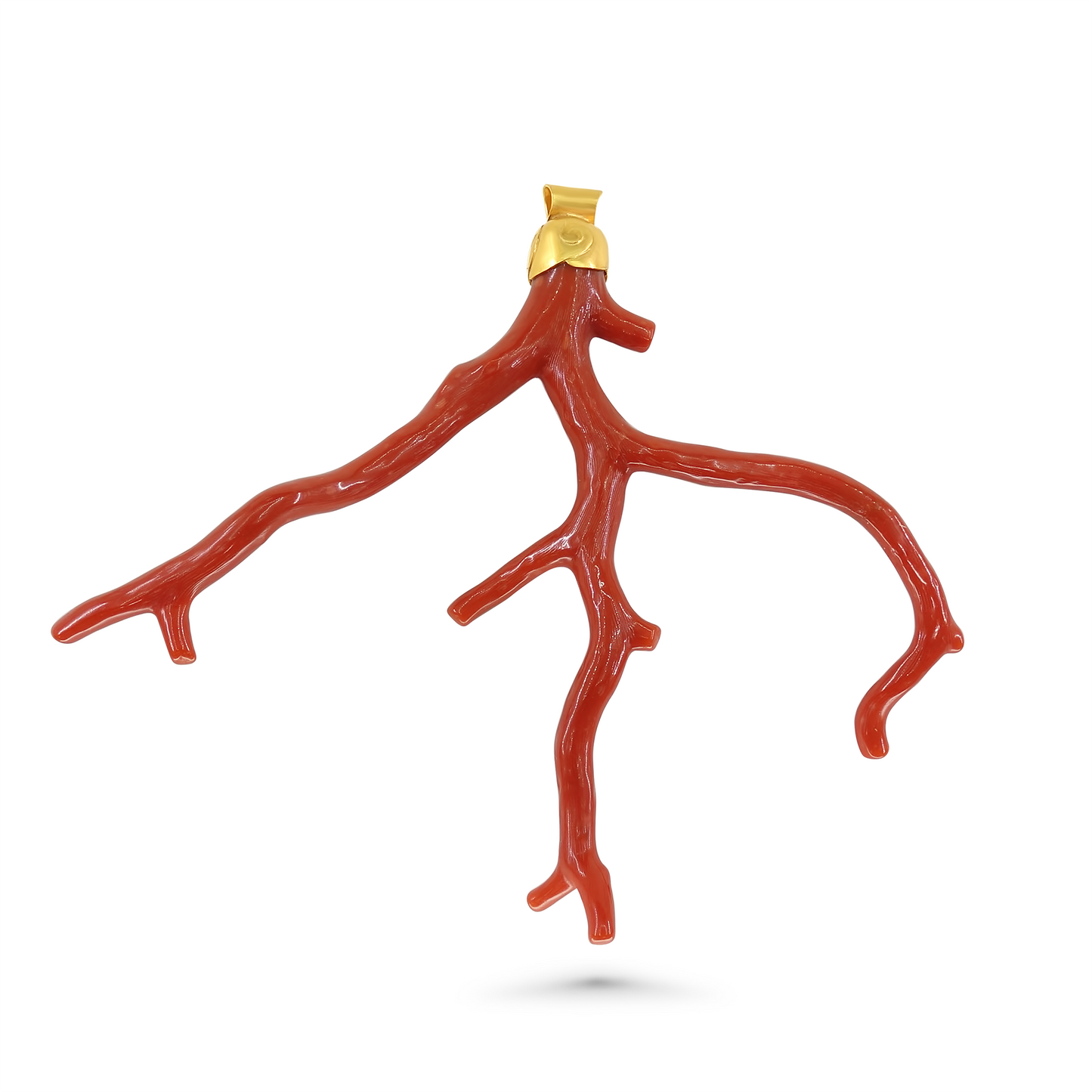 Mediterranean Coral Branch Pendant