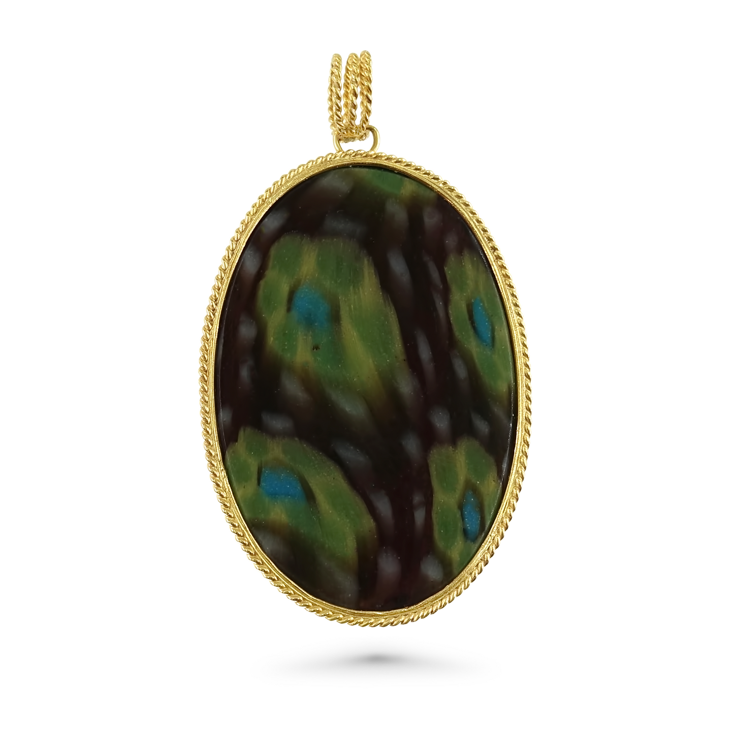 Roman Period Mosaic Glass Pendant